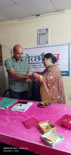 Raksha Bandhan Celebration with Delhi Police